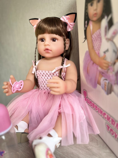 Dulce Reborn 👶🏻 – Amor en Forma de Bebé Real 100% Silicona + Accesorios Completos 🎁