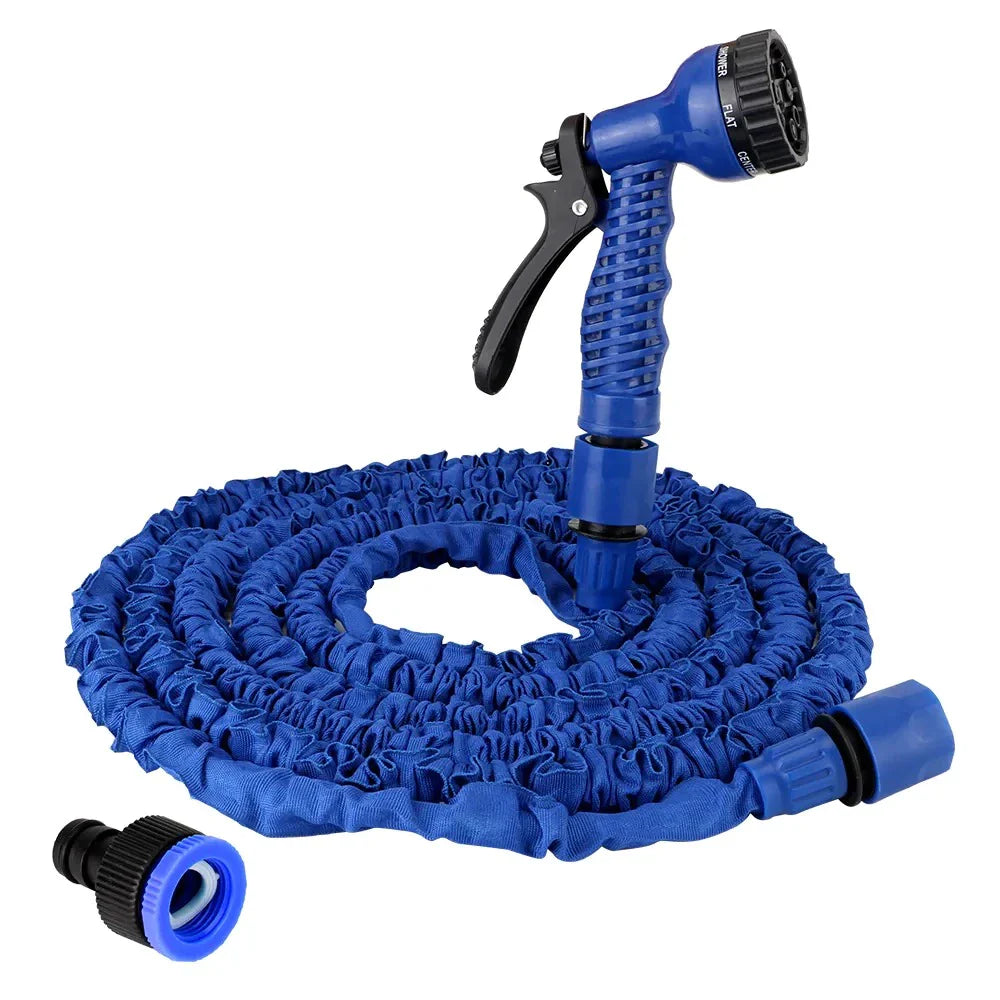 HydroFlex Pro – La manguera inteligente + Pistola multifuncional con 8 modos que facilita tu rutina.