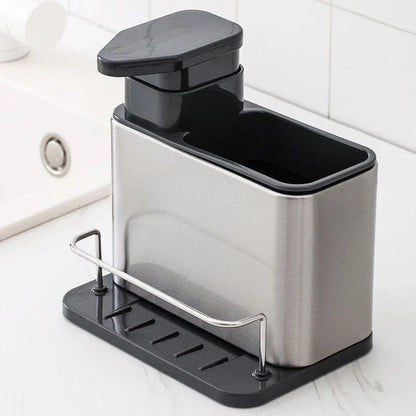 CleanSet Inox Premium - Dispensador de Jabón 3 en 1 ✨🧼