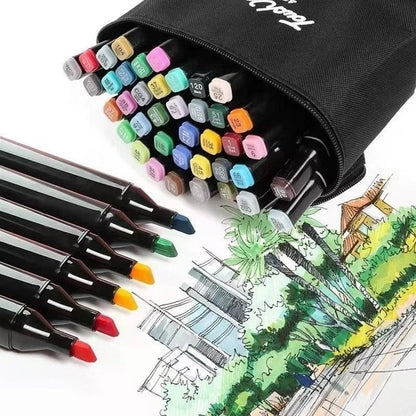 TouchColor® ArtSet – 80 Marcadores Profesionales para Arte y Diseño 🎨✍️